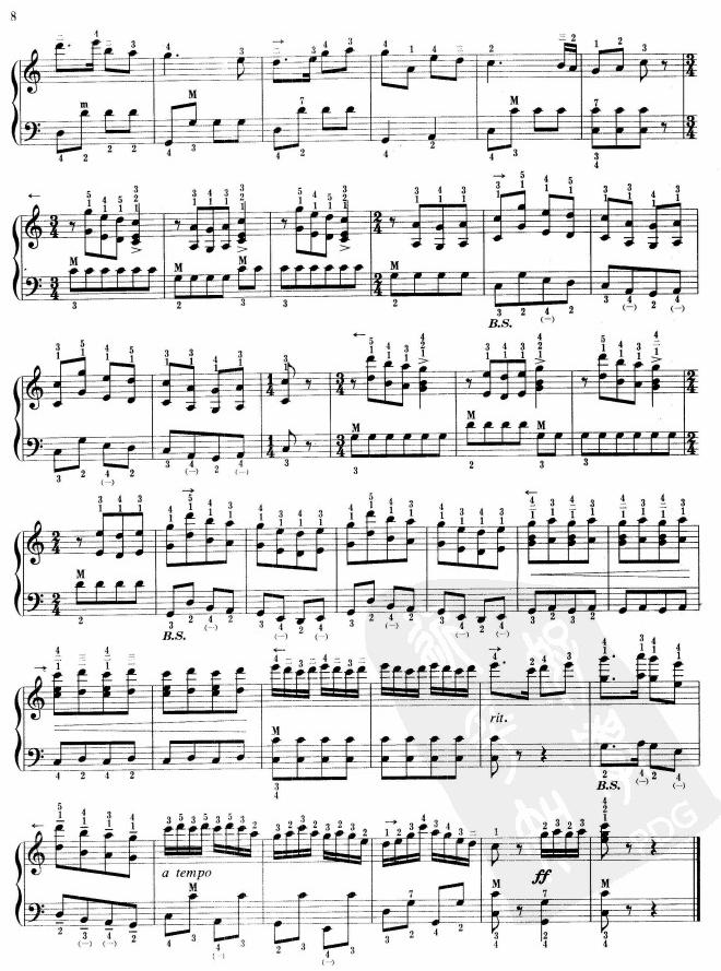又是一个丰收年手风琴曲谱（图6）