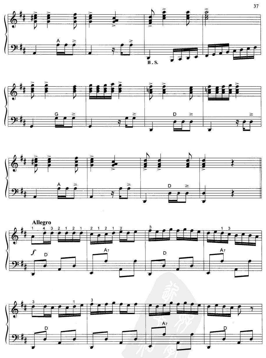 阿拉木汗手风琴曲谱（图4）