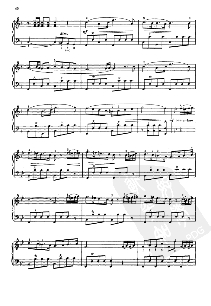 多彩的玫瑰手风琴曲谱（图3）