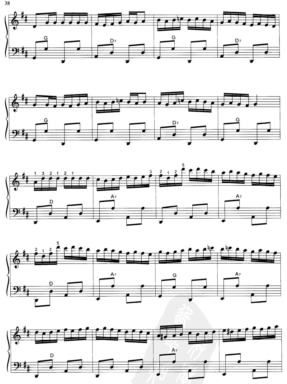 阿拉木汗手风琴曲谱（图5）