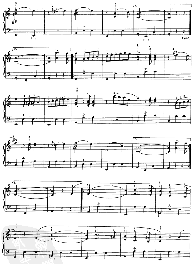 黑龙江的波浪手风琴曲谱（图2）