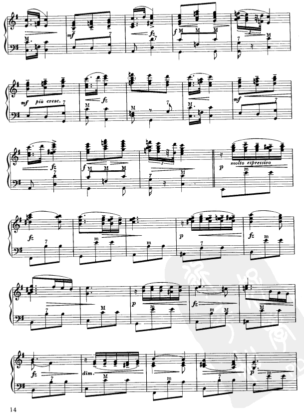 斯拉夫舞曲手风琴曲谱（图3）