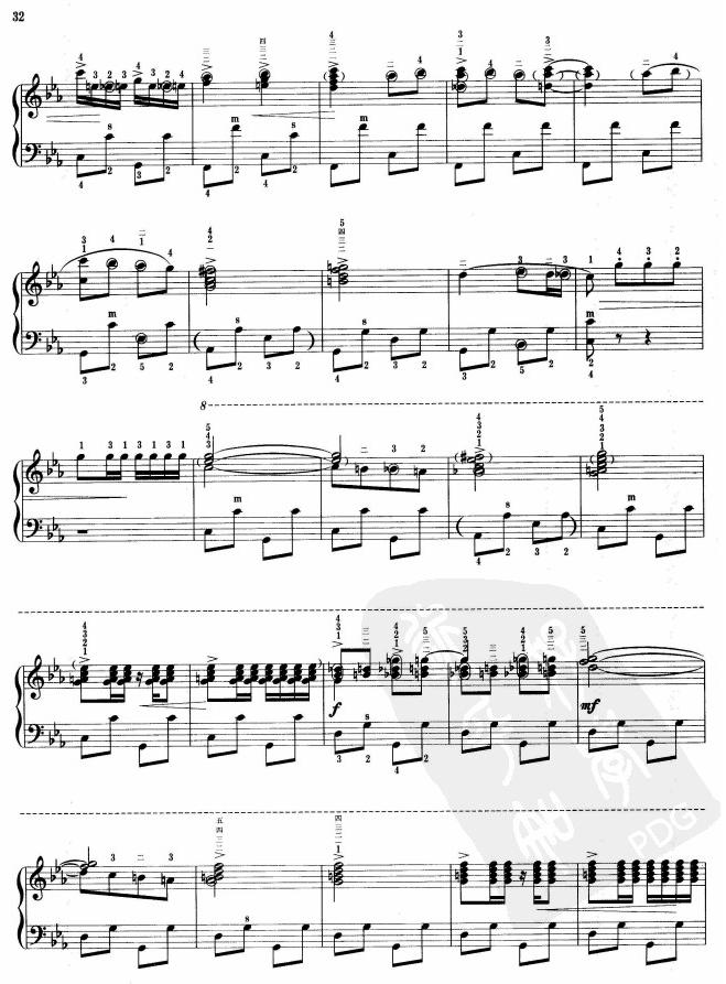 旋转的木马手风琴曲谱（图4）