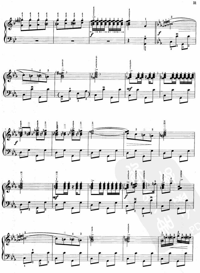 旋转的木马手风琴曲谱（图3）