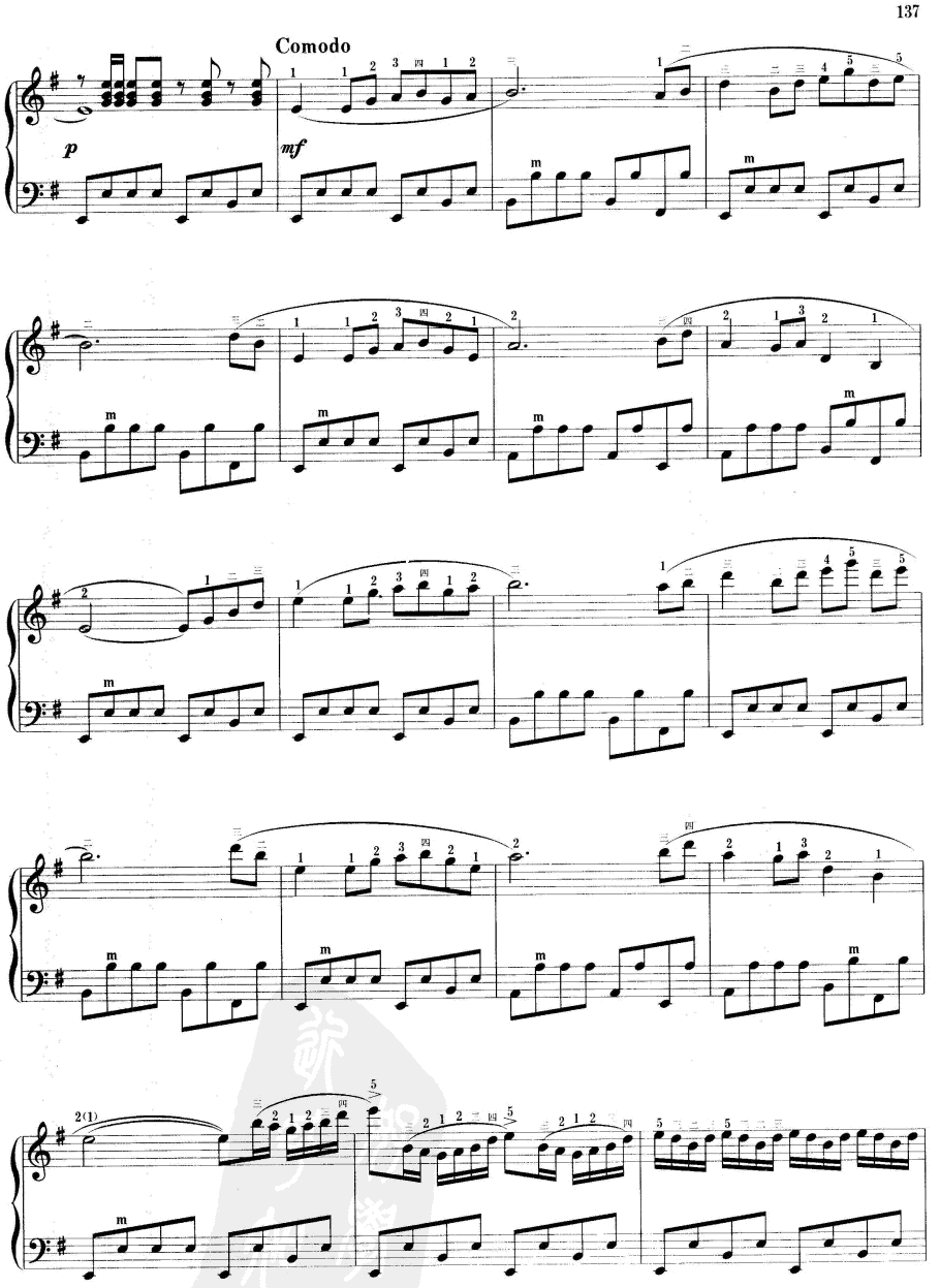 牧民之歌手风琴曲谱（图3）