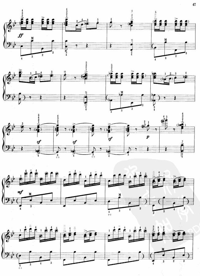 闲聊波尔卡手风琴曲谱（图5）