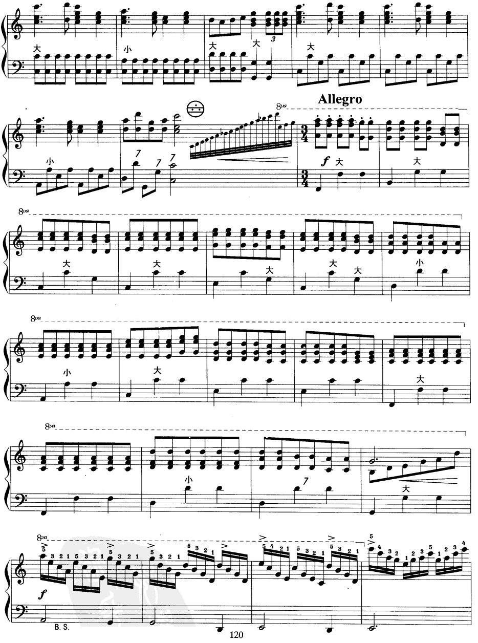 白毛女组曲手风琴曲谱（图11）