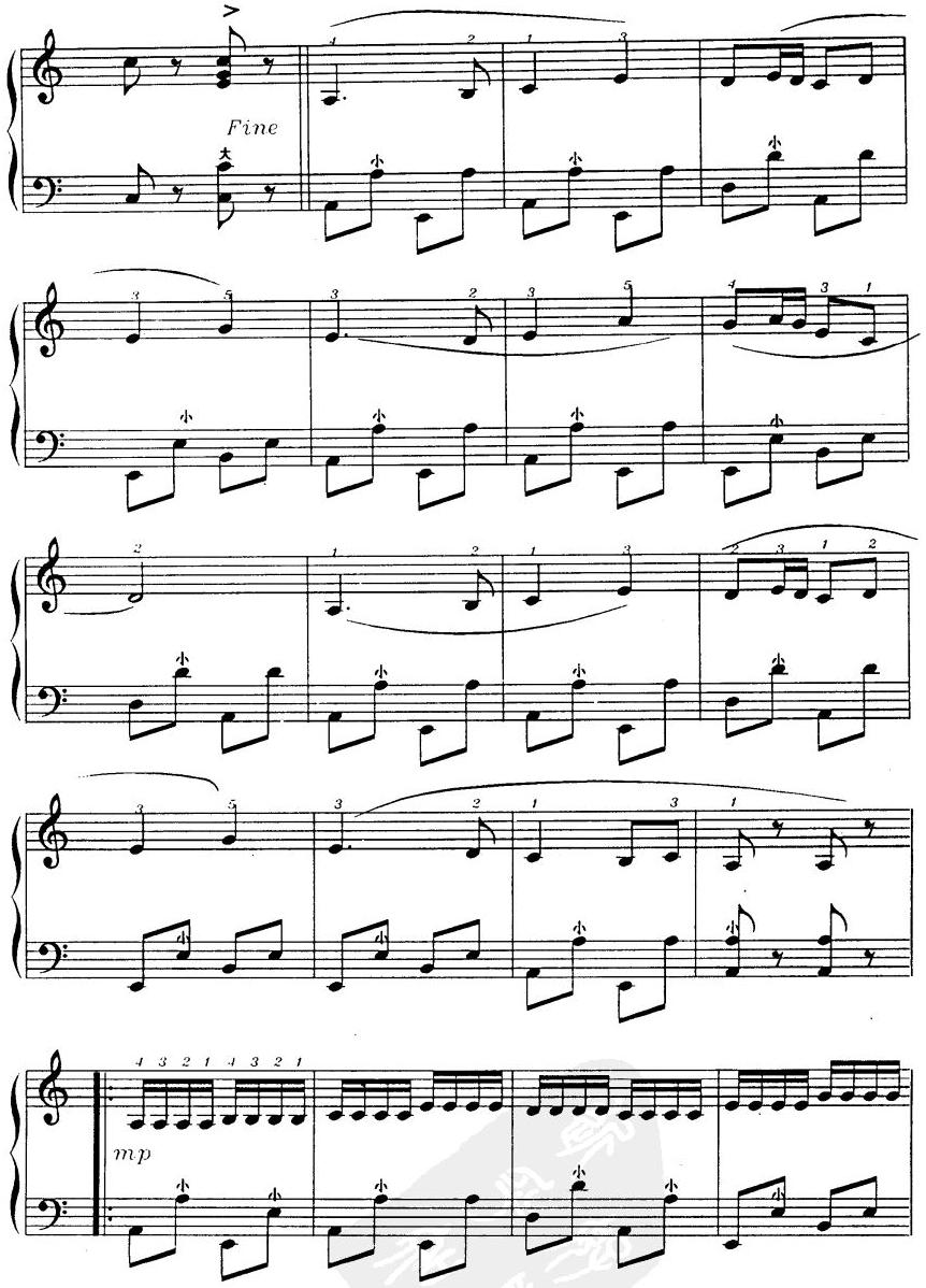 欢乐手风琴曲谱（图2）