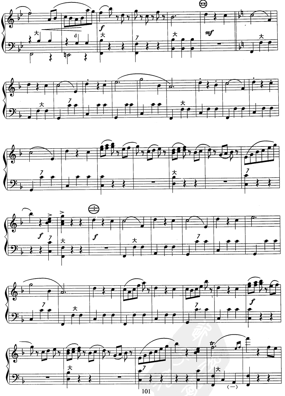 春之声手风琴曲谱（图2）