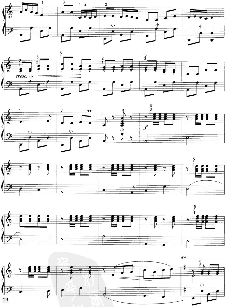 赛马手风琴曲谱（图2）