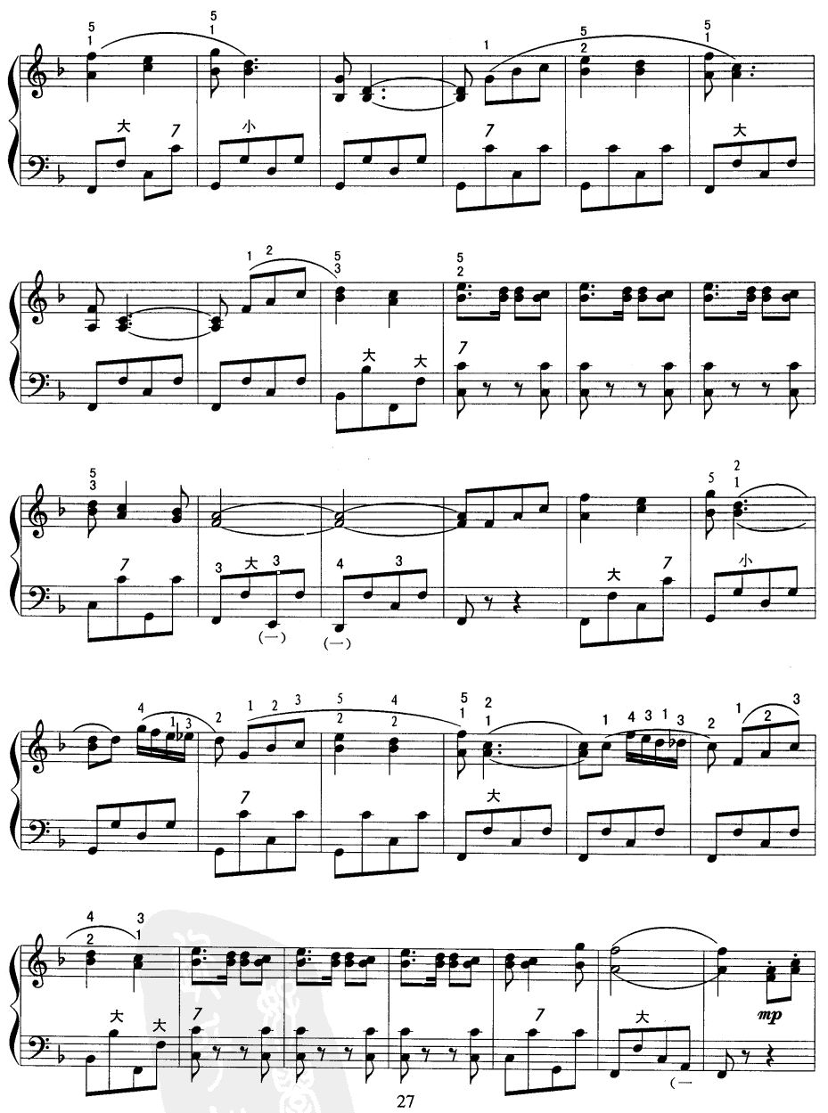 小啄木鸟手风琴曲谱（图2）