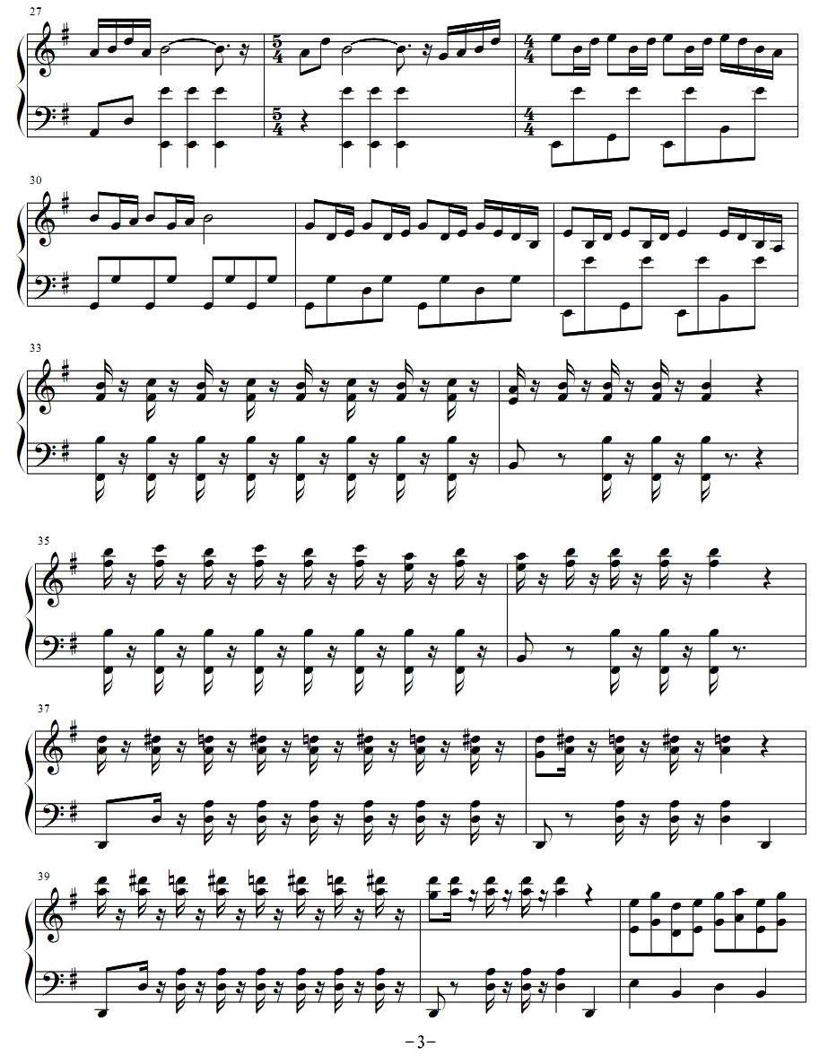 忐忑手风琴曲谱（图3）