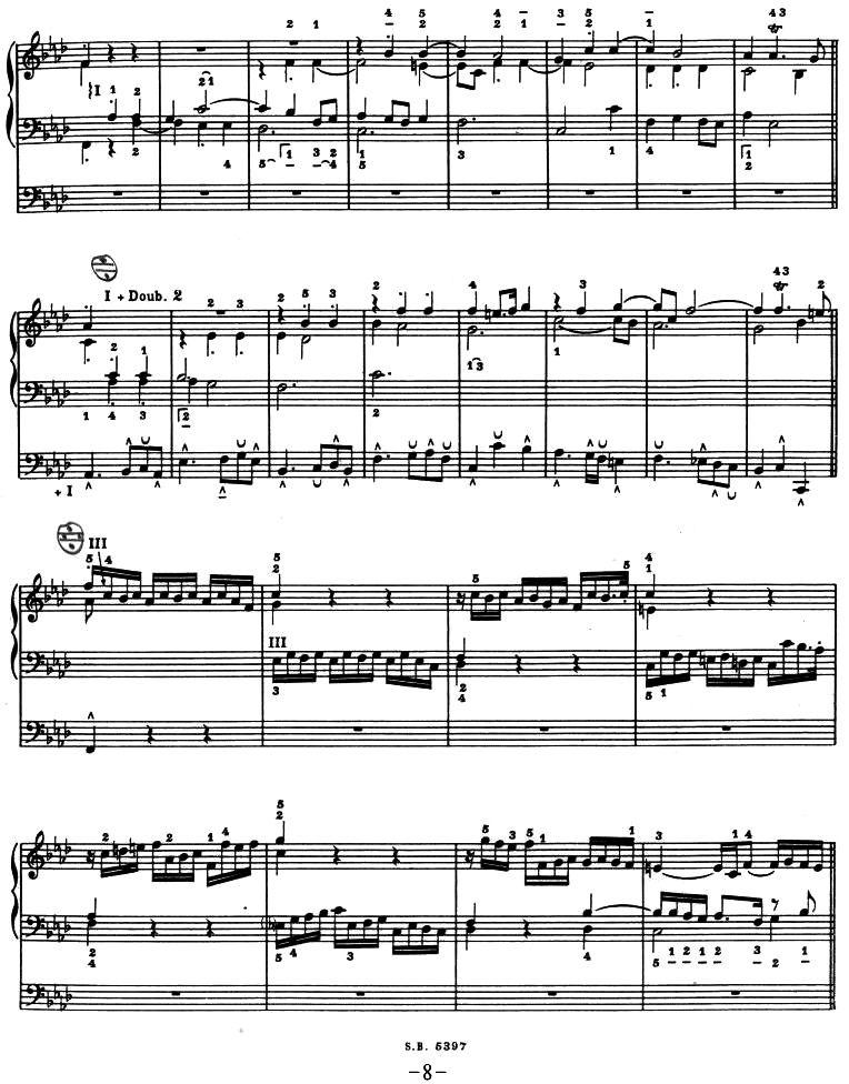 CHACONNE EN FA MINEUR（f小调恰空、二重奏）手风琴曲谱（图8）