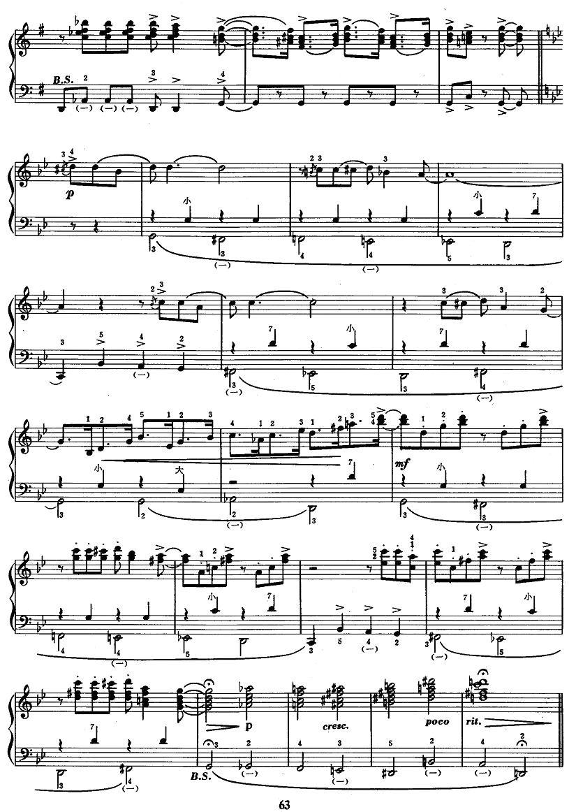 圣路易布鲁斯手风琴曲谱（图3）