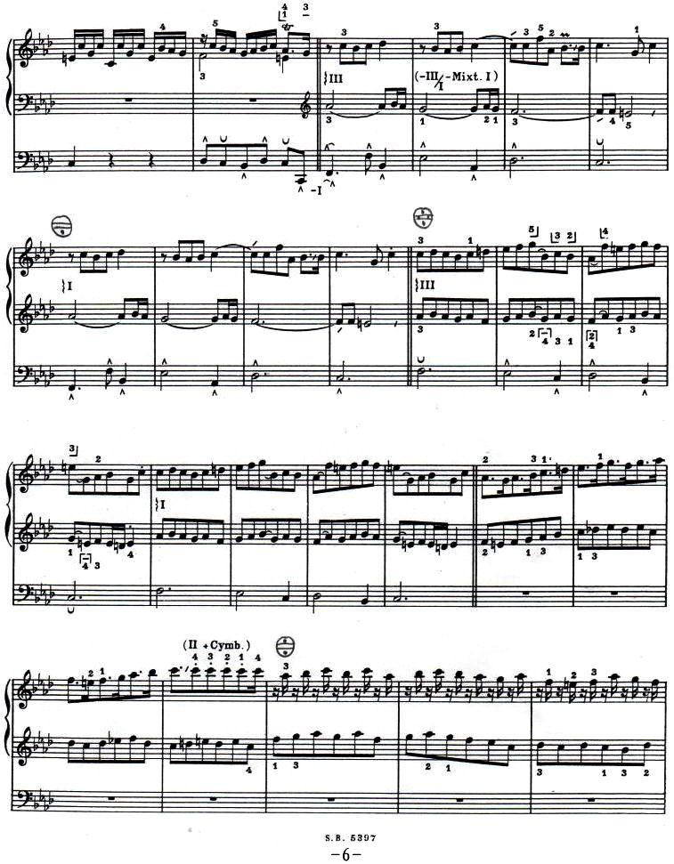 CHACONNE EN FA MINEUR（f小调恰空、二重奏）手风琴曲谱（图6）