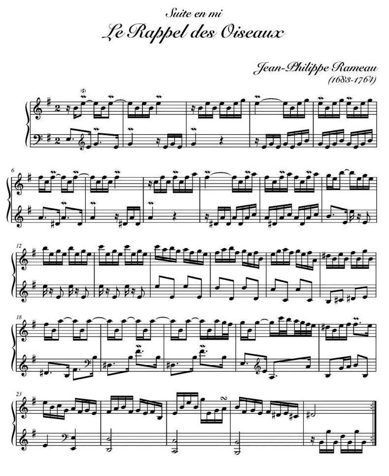 鸟语惆秋手风琴曲谱（图1）