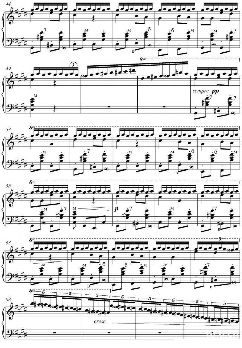 夜莺手风琴曲谱（图3）