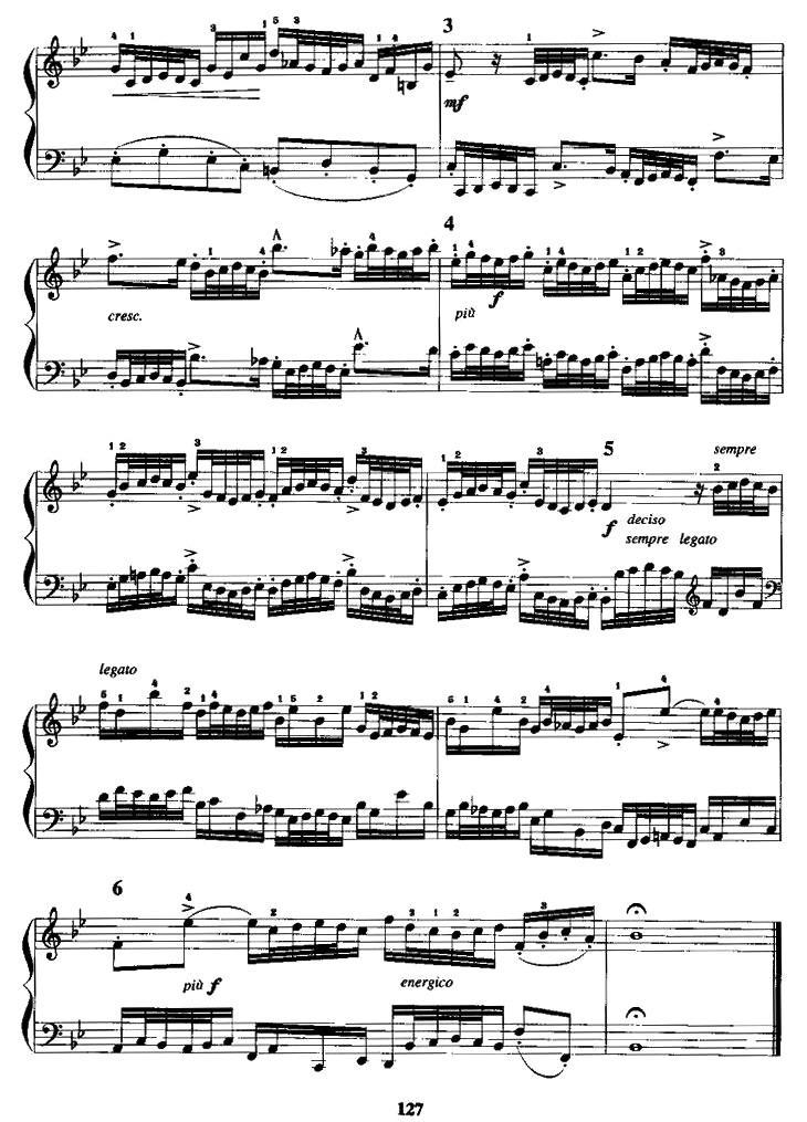 降B调二部创意曲 No.14手风琴曲谱（图2）