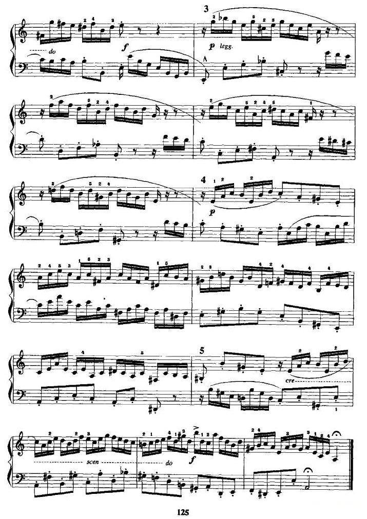 a小调二部创意曲 No.13手风琴曲谱（图2）