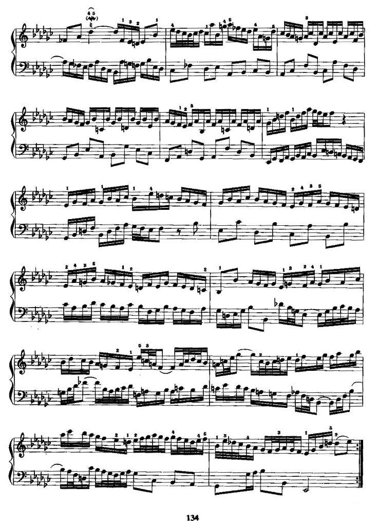 降e小调前奏曲手风琴曲谱（图3）