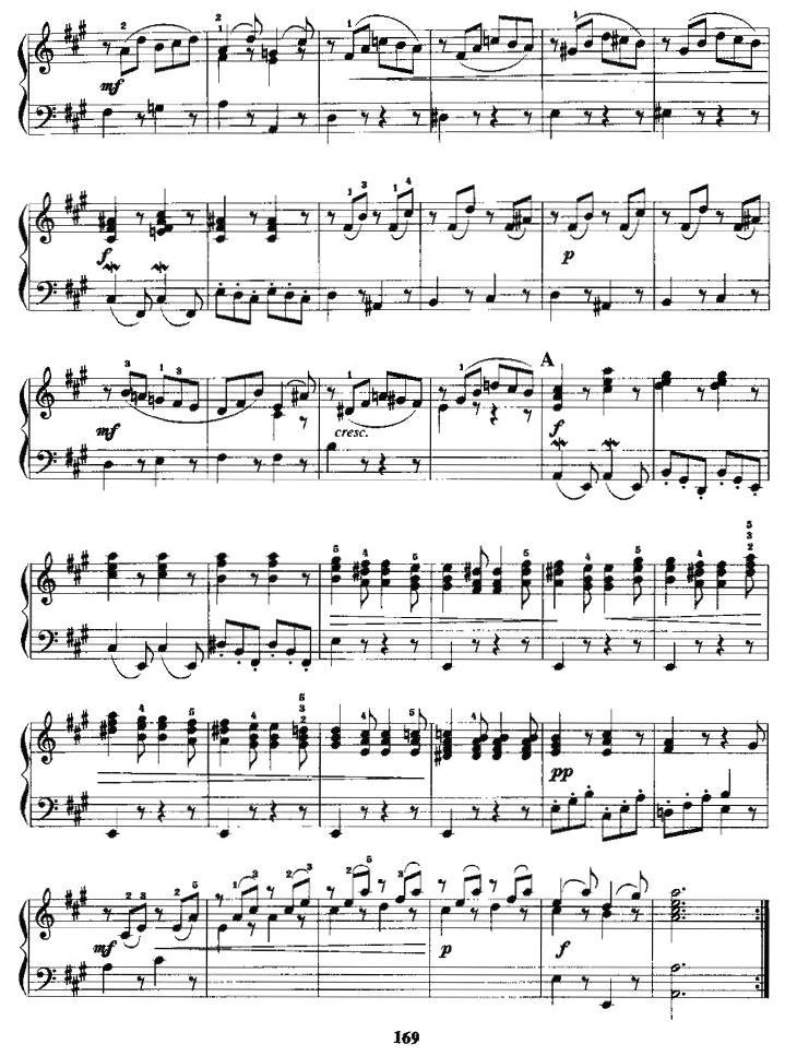 小组曲手风琴曲谱（图9）