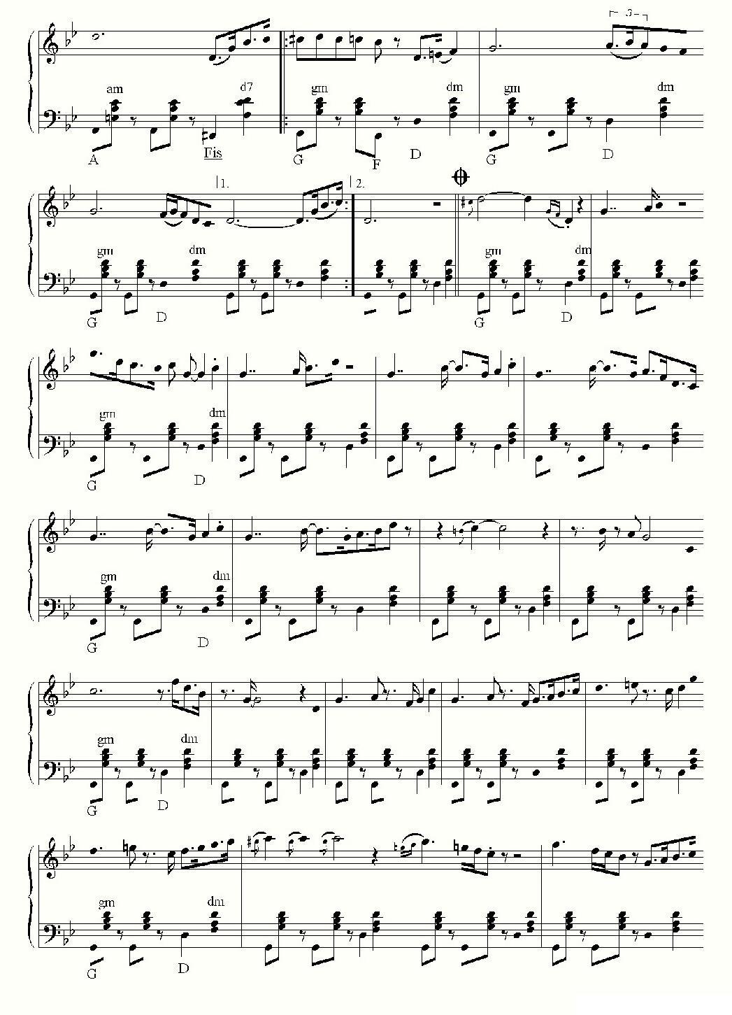 take five（休息五分钟）手风琴曲谱（图2）