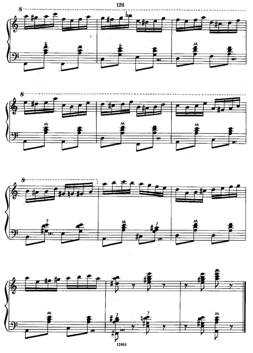 小苹果变奏曲手风琴曲谱（图10）