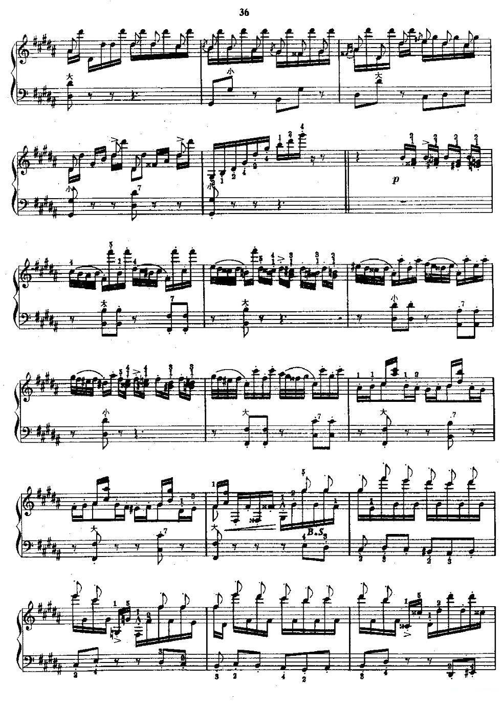 李斯特 - 钟  手风琴曲谱（图2）