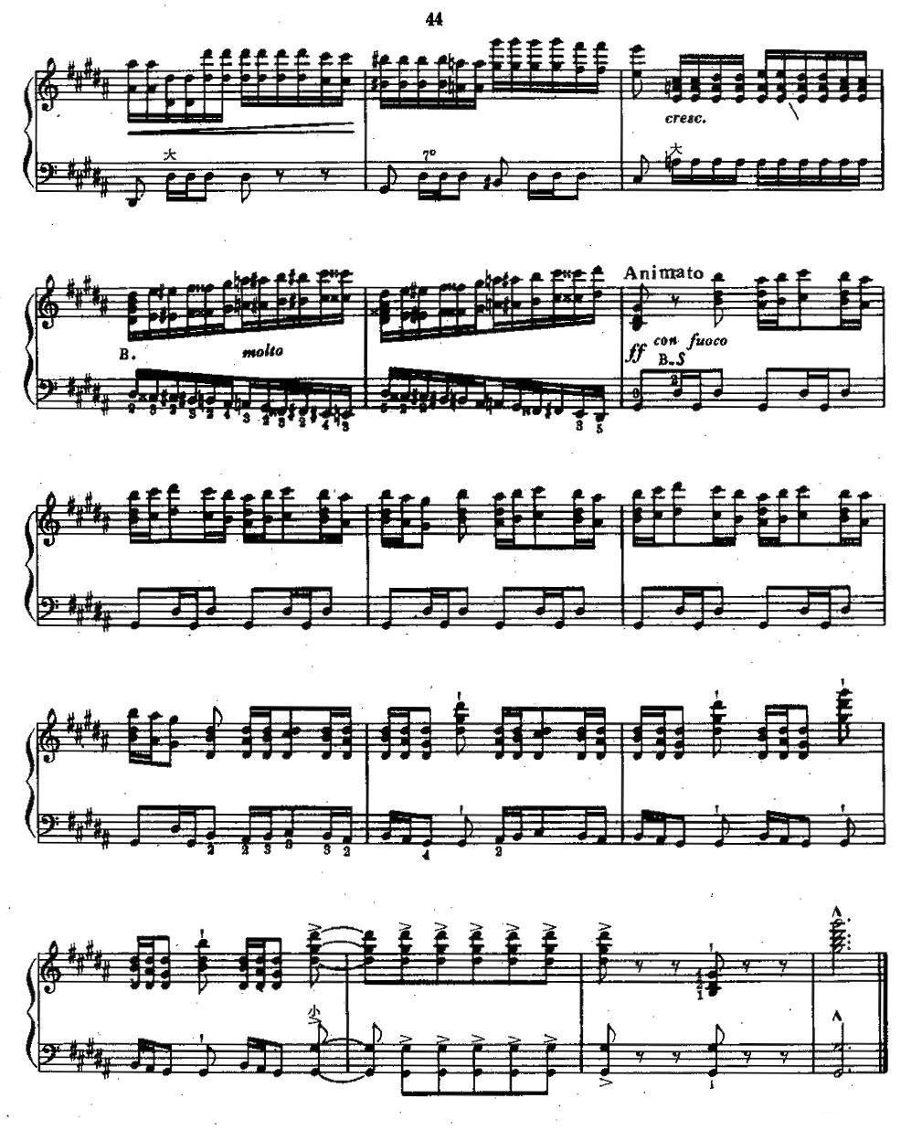 李斯特 - 钟  手风琴曲谱（图10）
