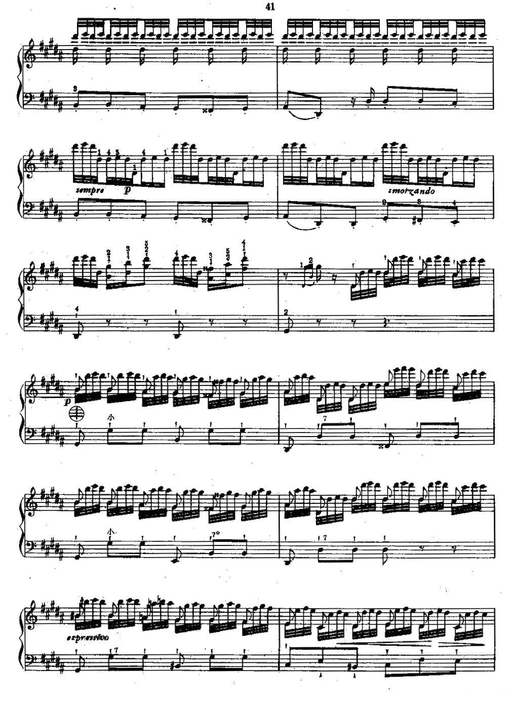 李斯特 - 钟  手风琴曲谱（图7）
