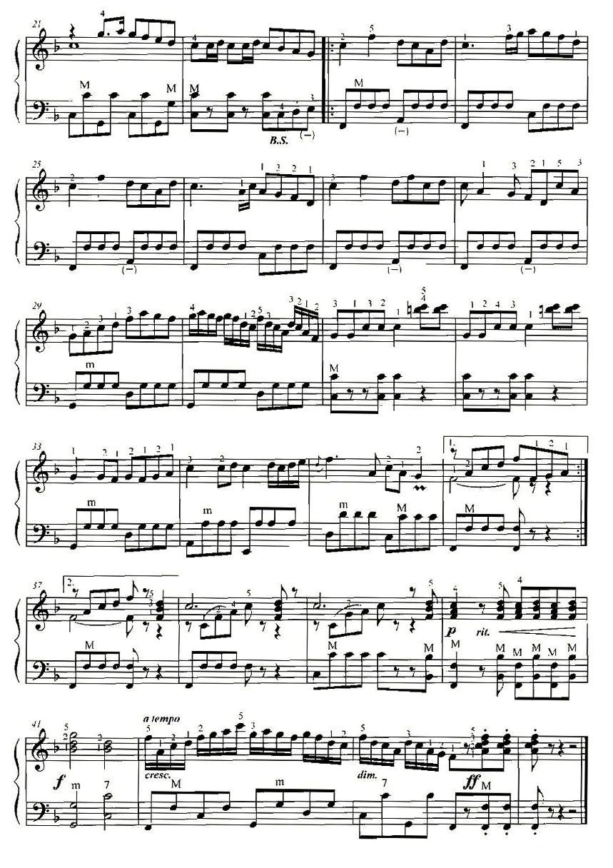 回娘家手风琴曲谱（图2）