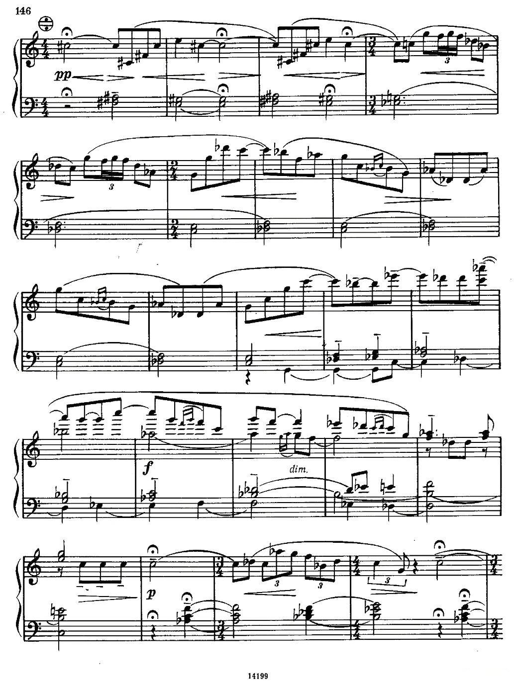 佐罗塔耶夫 - 奏鸣曲二号手风琴曲谱（图17）