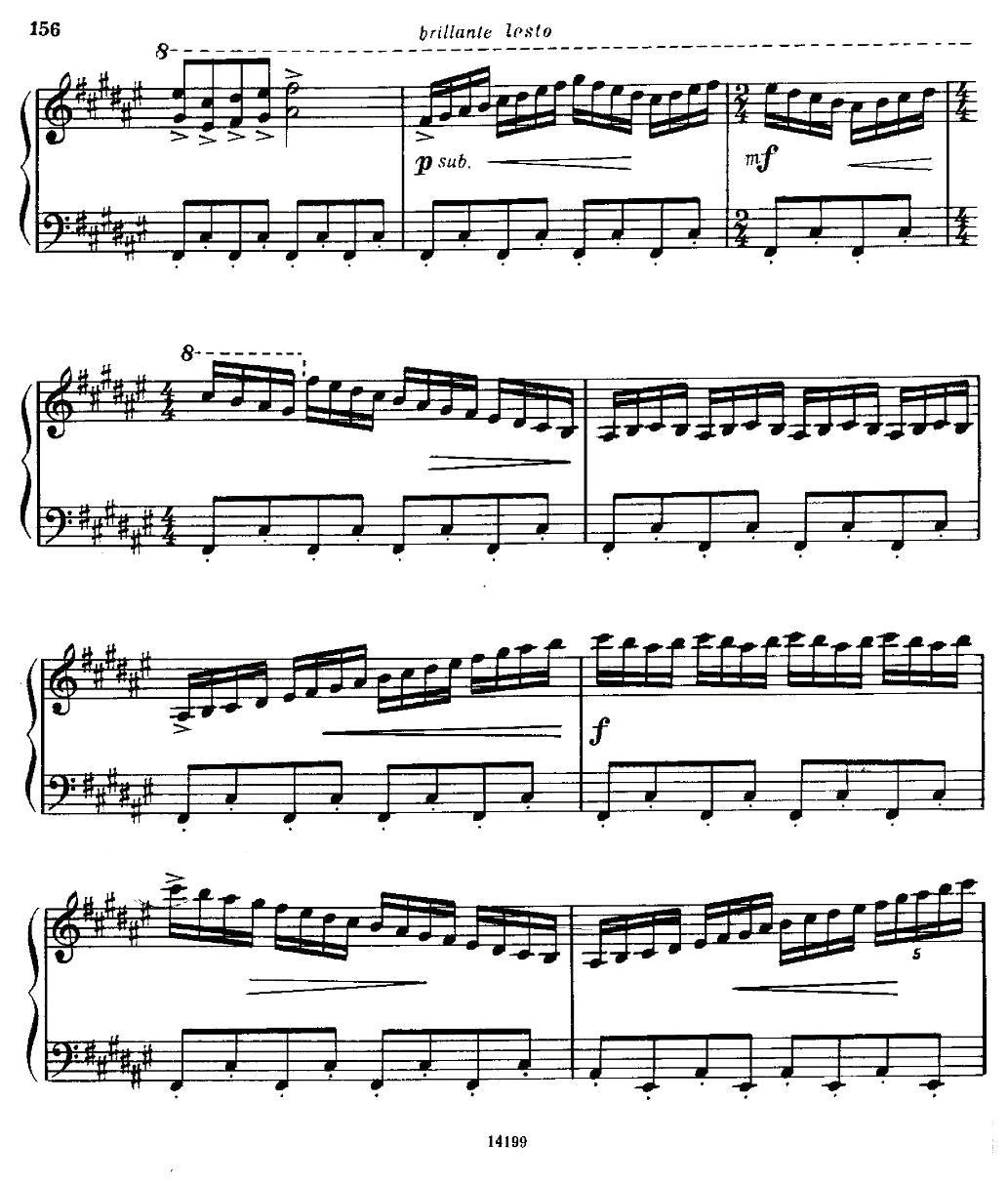 佐罗塔耶夫 - 奏鸣曲二号手风琴曲谱（图27）