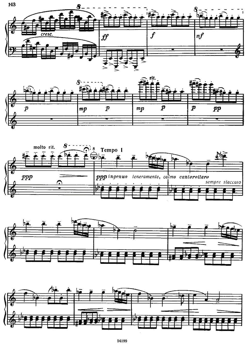 佐罗塔耶夫 - 奏鸣曲二号手风琴曲谱（图14）