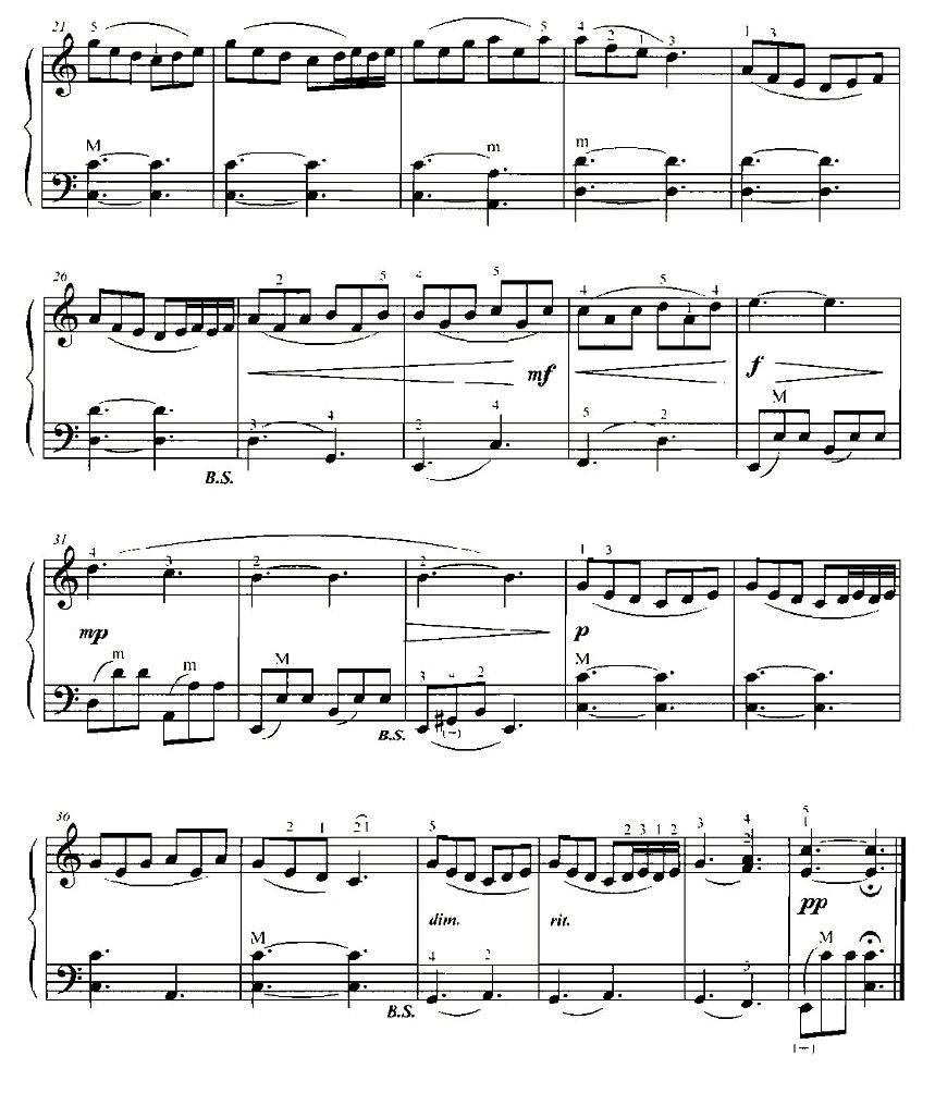 早晨手风琴曲谱（图2）
