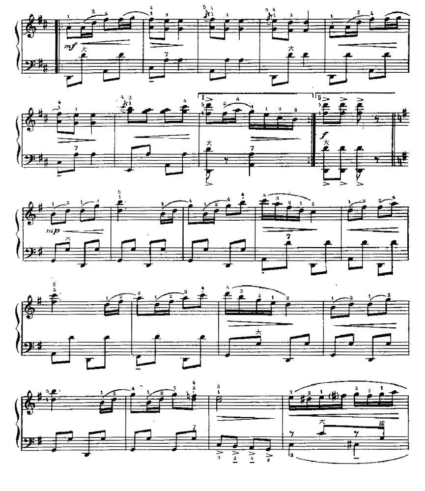 欢腾吧！华沙城手风琴曲谱（图2）