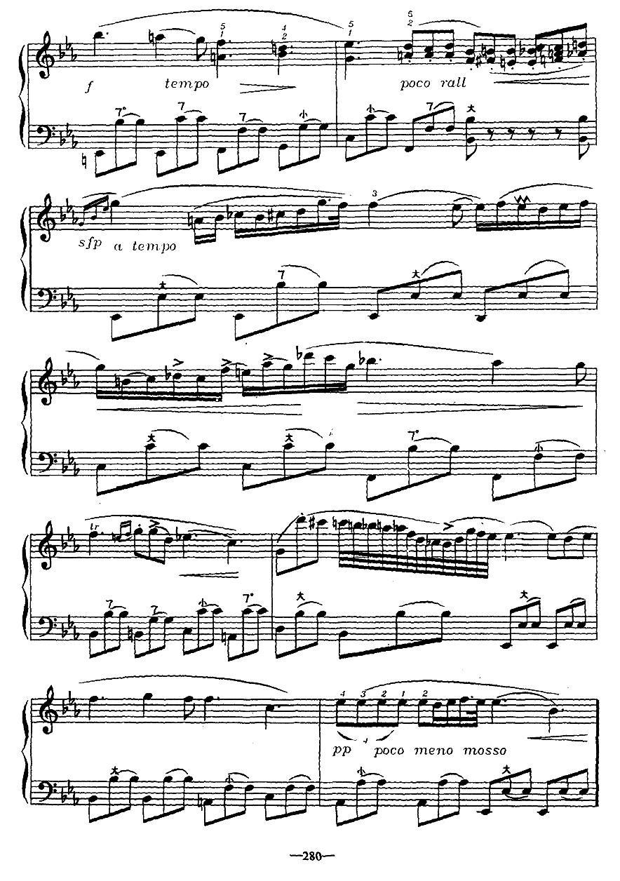 夜曲手风琴曲谱（图3）