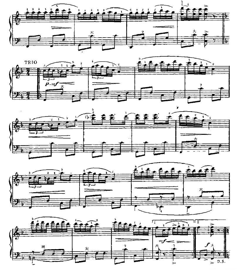 巴黎人的嬉戏手风琴曲谱（图3）