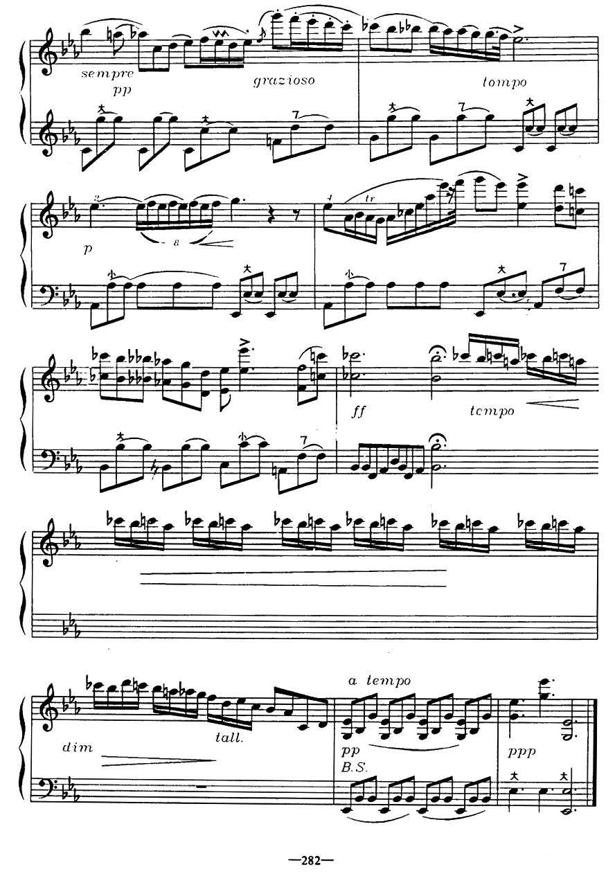 夜曲手风琴曲谱（图5）