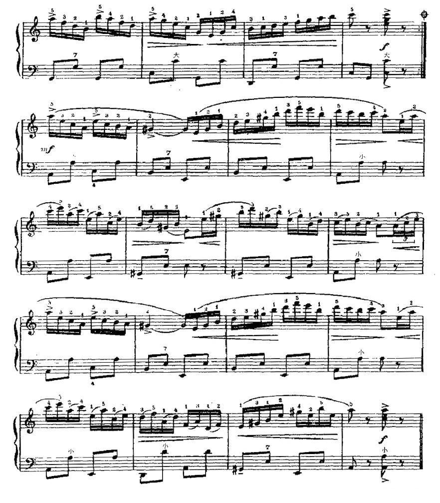 南美人手风琴曲谱（图2）