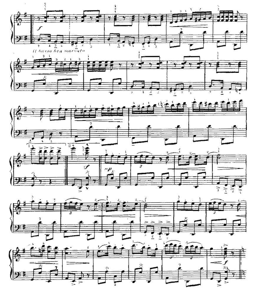 那不勒斯手帕舞手风琴曲谱（图2）