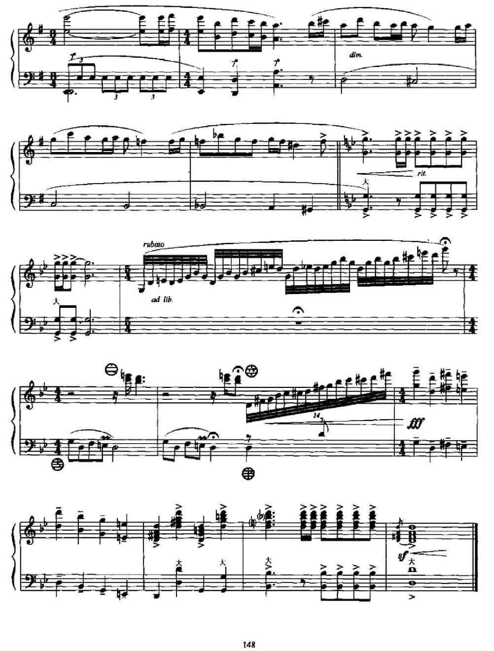 归手风琴曲谱（图12）