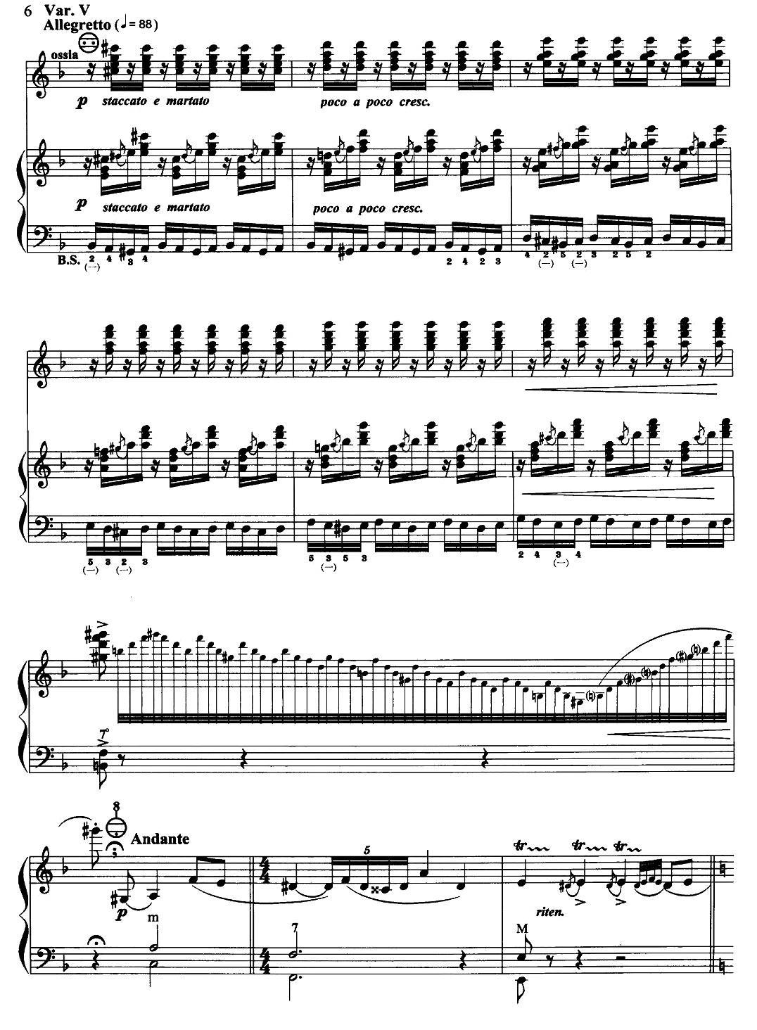 俄罗斯民歌主题变奏曲手风琴曲谱（图6）