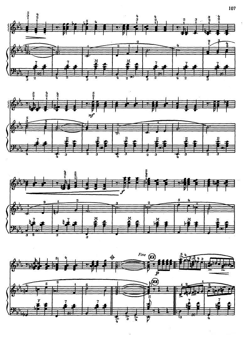 爱沙尼亚华尔兹（二重奏 Эстонский вальс (дуэт) ）手风琴曲谱（图2）