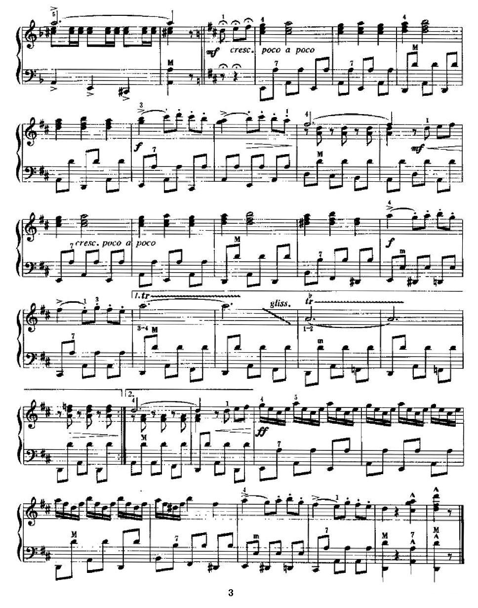 雷利卡里奥手风琴曲谱（图3）