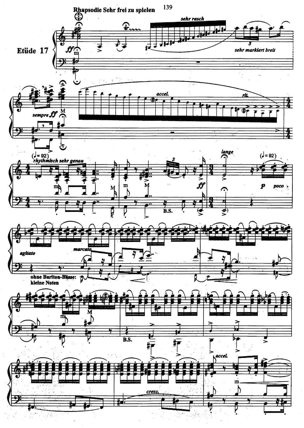 帕格尼尼主题音乐会练习曲（16—18）手风琴曲谱（图3）