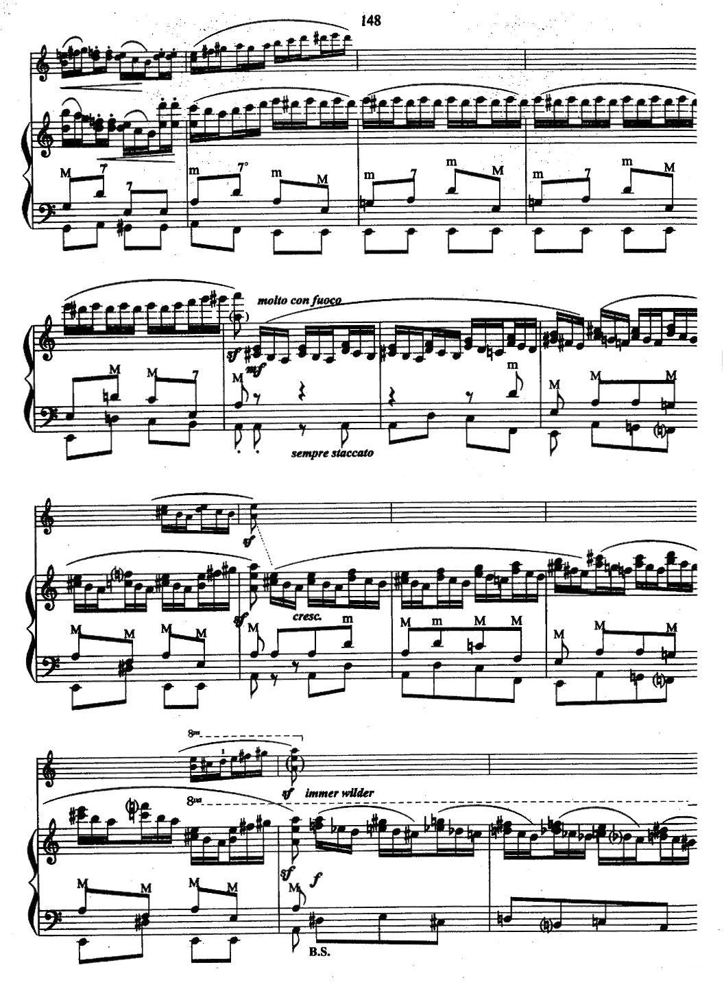 帕格尼尼主题音乐会练习曲（16—18）手风琴曲谱（图12）