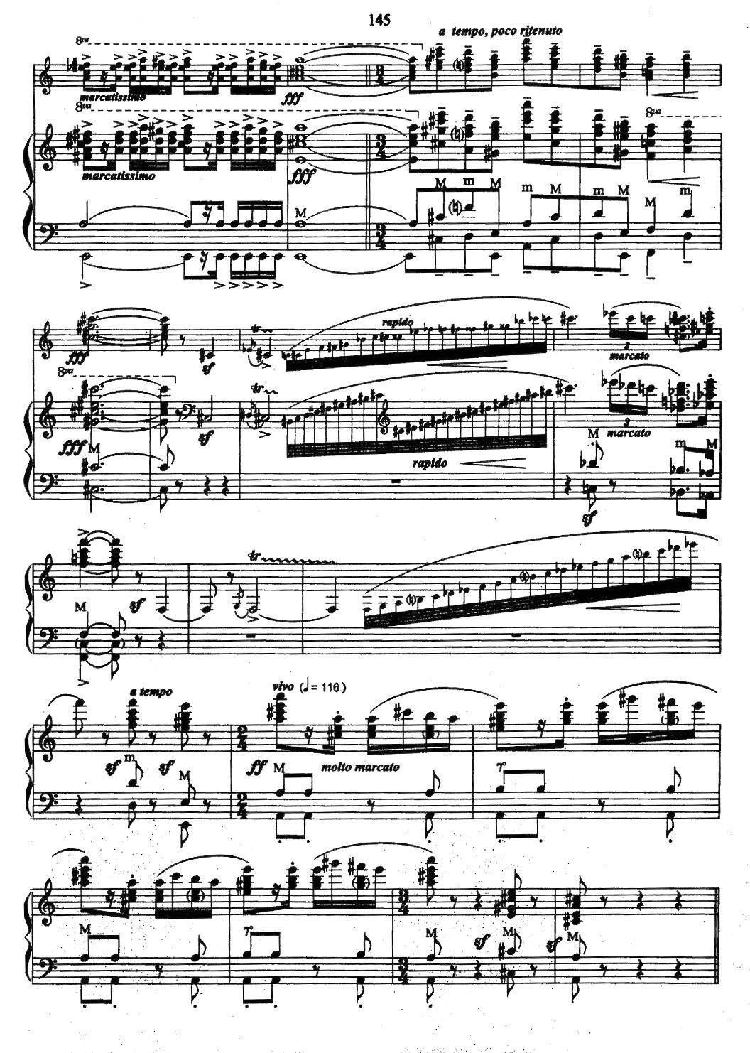 帕格尼尼主题音乐会练习曲（16—18）手风琴曲谱（图9）