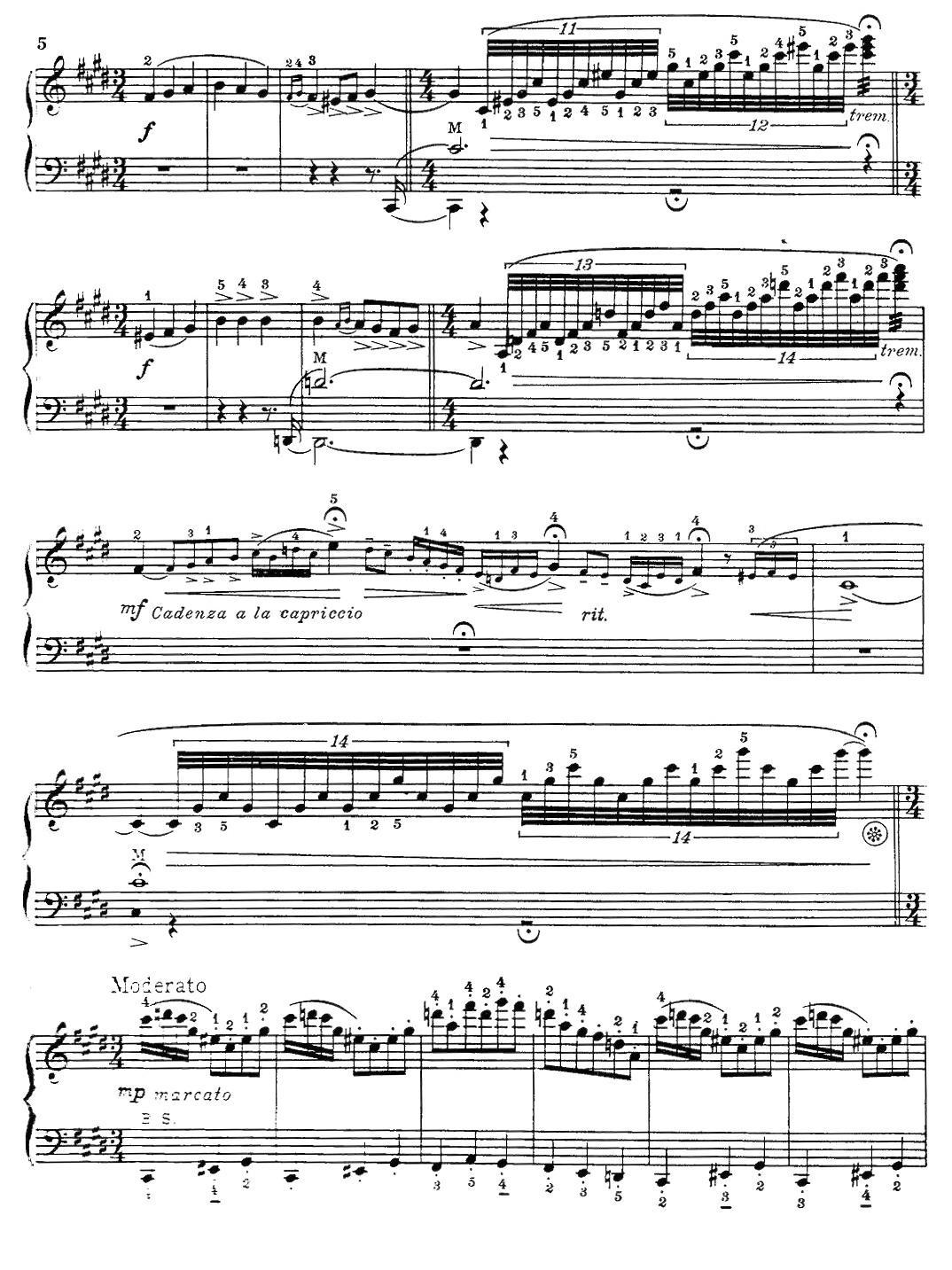Malaguena（马拉加舞曲）手风琴曲谱（图4）