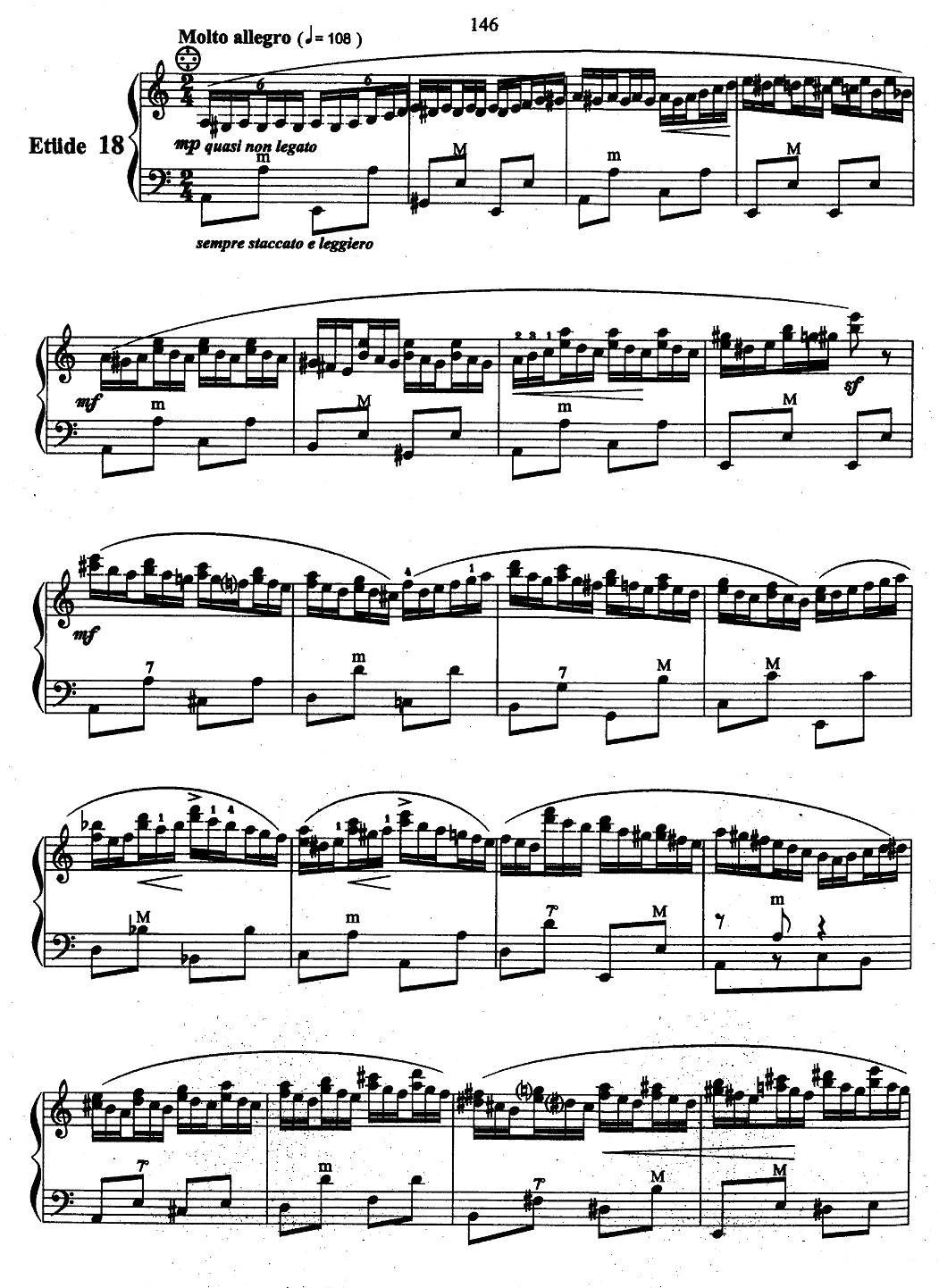 帕格尼尼主题音乐会练习曲（16—18）手风琴曲谱（图10）